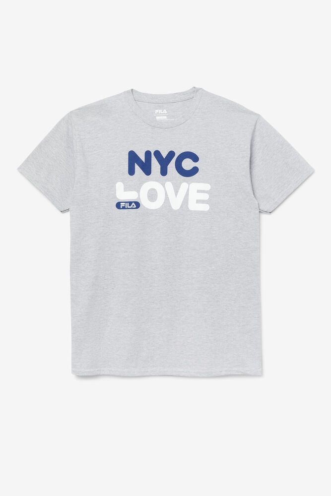 Tricou Fila Barbati Gri Nyc Love ELNP-14789